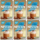 NESCAFÉ Cappuccino Decaf Unsweetened Coffee Sachets x42 | Pack of 6 Boxes