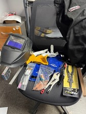 Miller Classic Series Welding Helmet Plus gloves jacket and tools