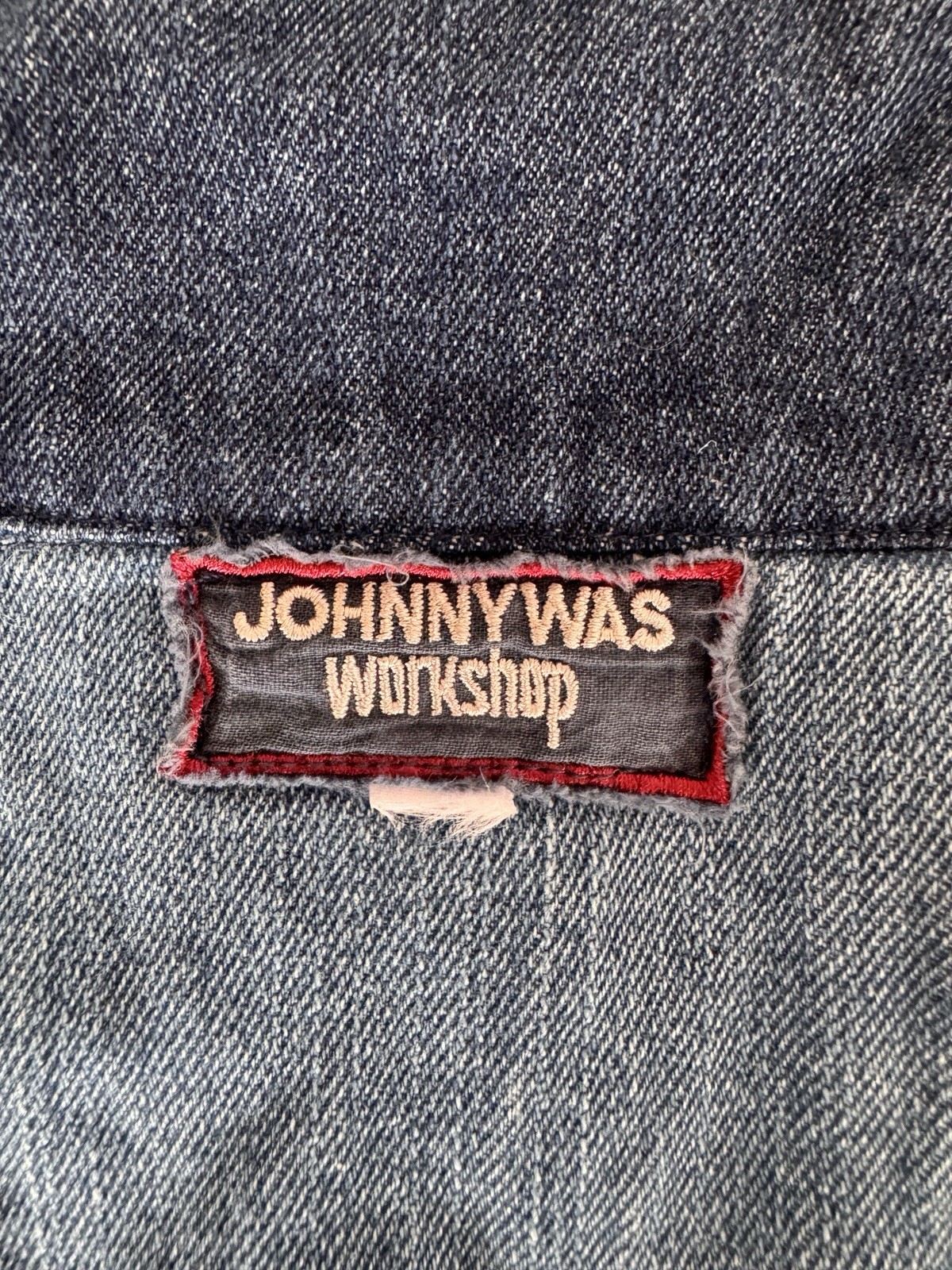 Johnny Was Workshop Embroidered Patchwork Denim J… - image 8