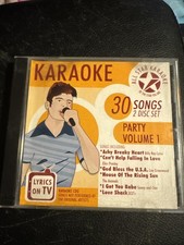 Karaoke Party Volume 1 All-Star Karaoke CD 2-Disc Set Excellent Condition