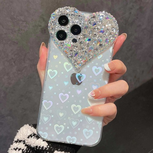 Linda Funda iPhone 13 Pro Max 3D Brillo Brillante Brillante Estuche para Mujeres Niñas, Pr... - Imagen 3 de 6