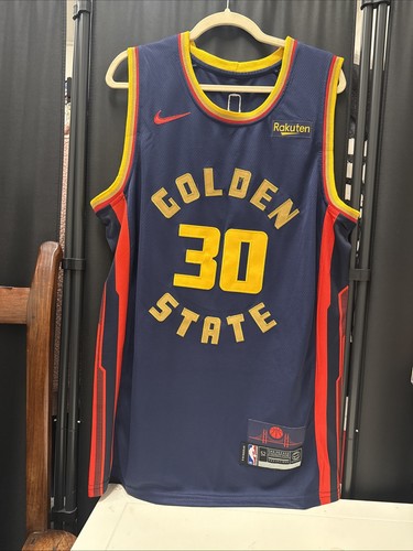 Stephen Curry Nike Golden State Warriors City Edition Swingman Trikot Gr. 52 - Bild 1 von 9