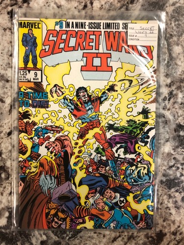 MARVEL STUDIOS SECRET WARS II #9 FEB 1986 (FC1015433) - Picture 3 of 3