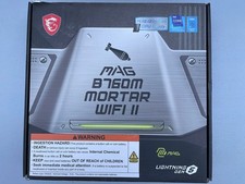MSI MAG B760M Mortar WiFi II Gaming Motherboard LGA 1700, DDR5, mATX open box
