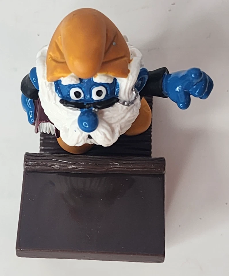 SCHLEICH 40260 Principal Abuelo Pitufo Escuela Maestro De Colección Figura Predicador Foto 2 de 4