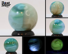 11/16" Vitro Agate Translucent Light Aquamarine Marble UV M-