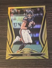 2020 Panini Certified Cole Kmet #131 Gold /25 Chicago Bears RC