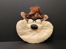 Vintage Looney Tunes Taz Tasmanian Devil 12  By 12" Pillow Cover Face Head 1994