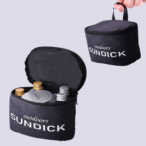 Versatile Travel Spice Jar Set 8pcs Kit for Salt Pepper and Condiments - Bild 5 von 5