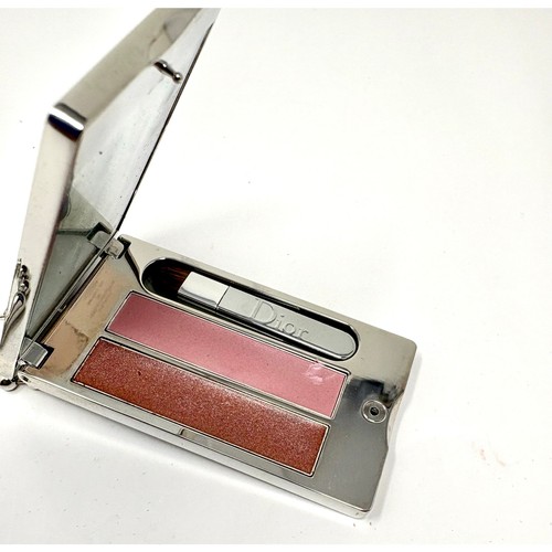 Dior Sparkling Schlüsselanhänger Lipgloss & Lippenstift 002 Perle MauvSilver mit Pink Swar - Bild 4 von 6