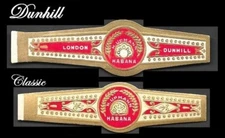 GREAT  Cigar Bands label with  DUNHILL by H.Upmann. Havana Cuban Collectibles