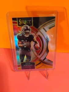 2023 Panini Select - Premier Bijan Robinson #180 black and gold Die-Cut (RC)