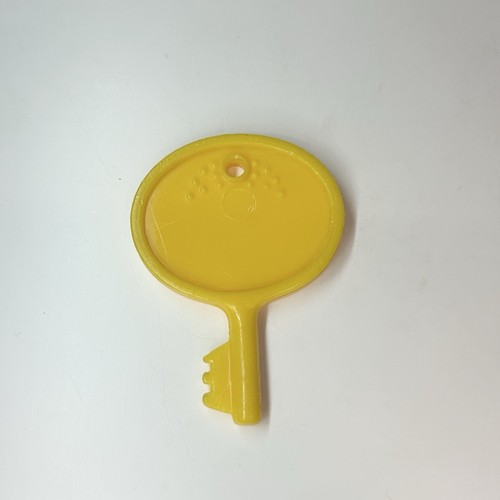 VTG MCDONALDS Fisher Price Play Food Electronic Cash Register Yellow KEY ONLY - Picture 2 of 4