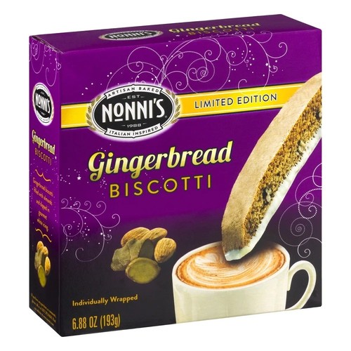 Nonni's Limited Edition Gingerbread Biscotti, 6.88 Oz, 8 Count (2 Pack) - Bild 5 von 10