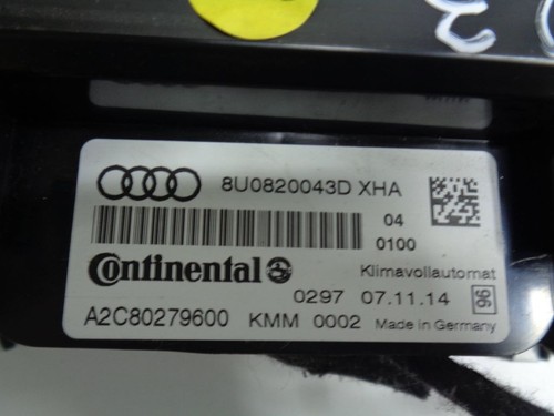 Audi Q3 8U 2014 Diesel Steuergerät Klimaanlage 8U0820043D SSP8605 - Bild 3 von 3