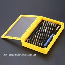 63 In 1 Screwdriver Combination Set Multifunctional Driver Bit Socket Handle For