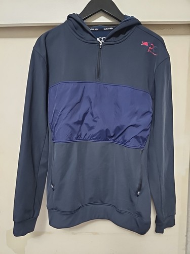 Sudadera con capucha pulóver Red Bull APC Athlete Performance Center 1/4 cremallera para hombre talla grande - Imagen 4 de 13