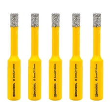 5pcs 6mm Diamond Hole Saw Cutter Drilling Core Bits Cut Concrete Masonry Tile