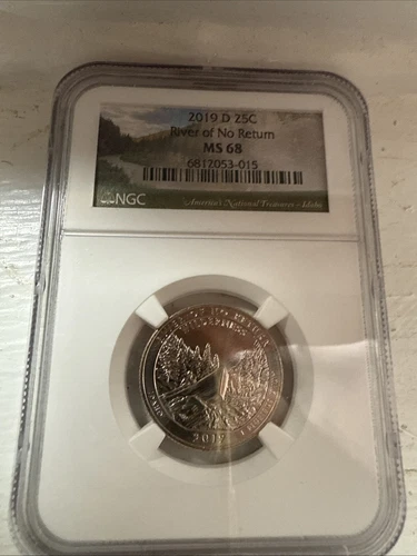 2019 D Frank Church River of No Return NP Quarter 25c NGC MS 68