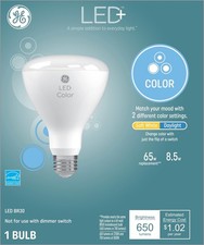 General Electric 8W BR30 Medium Non-Dimmable LED Light Bulb - Soft White