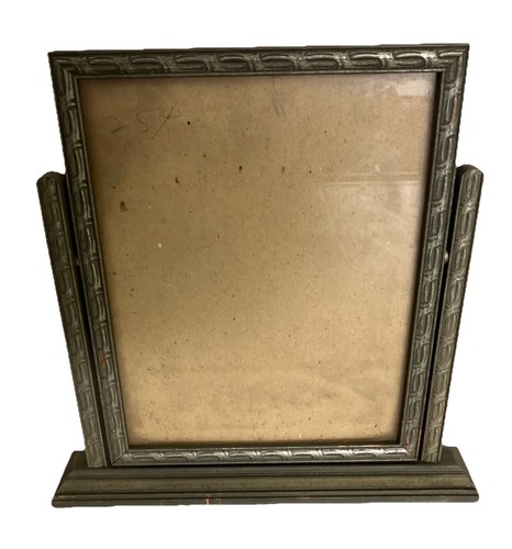 Antique Vintage Wooden Frame Swivel Swinging Tilt Tabletop 9.5" x 7.5" Outer - Imagen 2 de 16