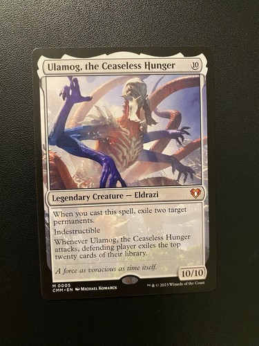 MTG Ulamog, the Ceaseless Hunger MYTHIC Commander Masters CMM#0005 NM English - Picture 1 of 3