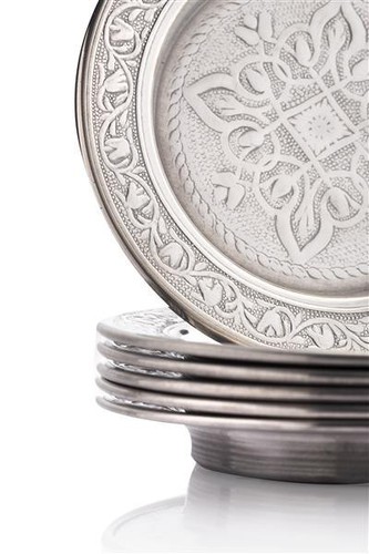 4 Stück Künefe Teller Tabagi 17cm Engelshaar Knafeh Pan Plate Teigfäden - Bild 2 von 7