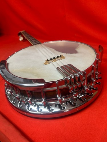 Bacon & Day 1928 Silver Bell No. 2 Tenor Banjo – Oettinger Tailpiece (CP1114863) - Picture 4 of 12