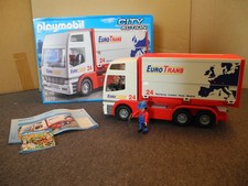 Playmobil 9370 Euro Trans Lastwagen komplett in OVP (gebraucht 1. Hand) City Act