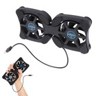  Portable Laptop Cooling Pad: Dual Fans Lightweight Foldable Notebook Cooler -
