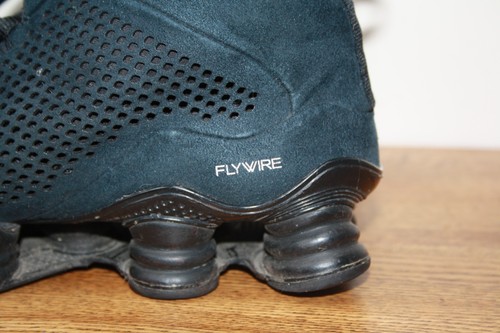 Nike Shox TLX Mid SP Triple Triple Black Suede Trainers Rare Size UK 7 - Picture 4 of 13