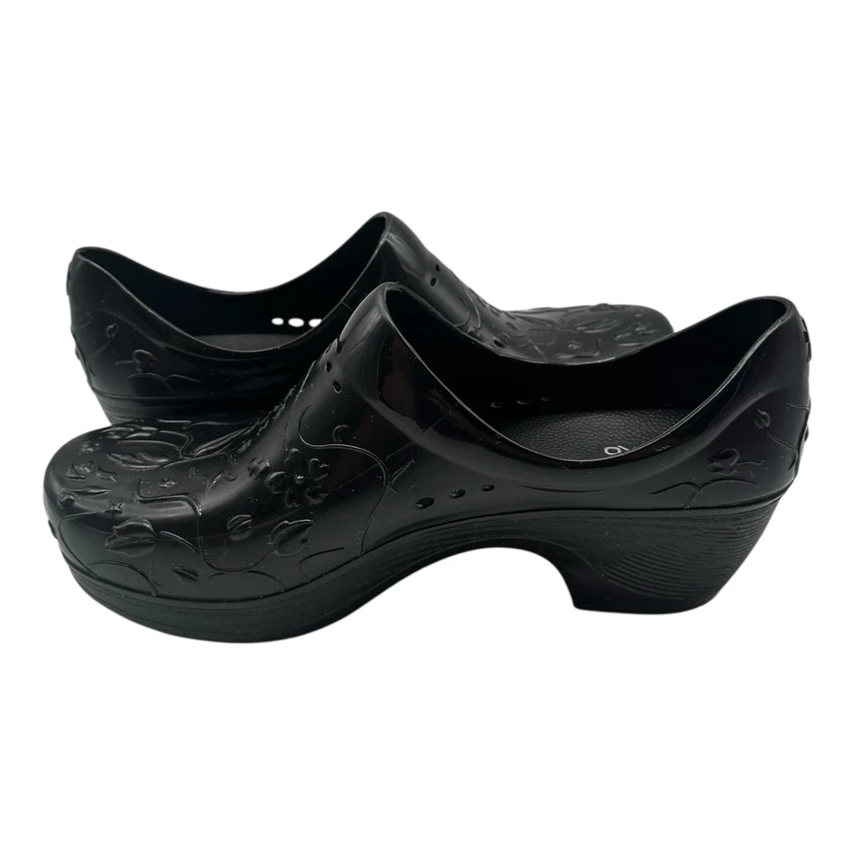 Женские сабо Dansko Pixie размер ЕС 42 США 11,5–12 черные резиновые без шнуровки обувь для кормления - Изображение 3 из 4