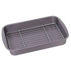 Grilled with Oil Drain Rack Pan for Oven Commercial Roasting Tray