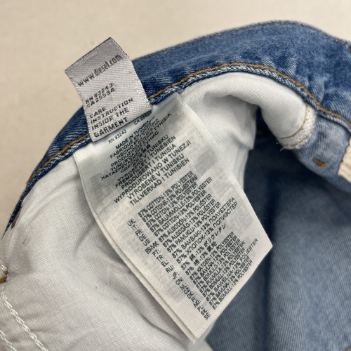 Diesel D Macs Jeans Mens Size W32 L32 Blue Cotton Denim Straight Fit Button Fly - Picture 9 of 15