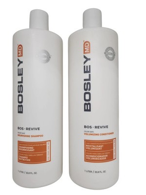 BOSLEY MD BOS-REVIVE Color Safe Shampoo & Conditioner 33.8 oz Duo
