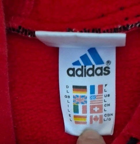 Adidas Hoodie Basketball Gr.L Rot - Bild 4 von 4