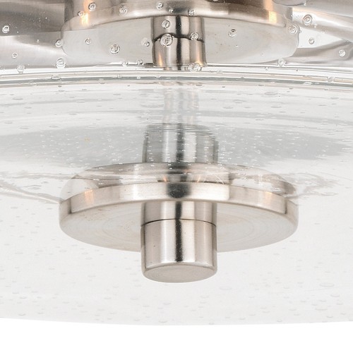 Vaxcel Lighting C0170 Addison 2 Light 15"W Semi-Flush Drum - Nickel - Picture 3 of 12