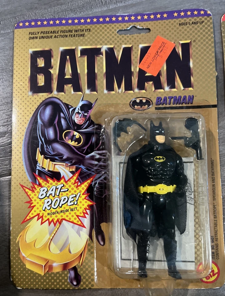 Lote de figuras vintage 89 Toybiz Batman Bat Rope Robin Penguin DC Super Heroes Foto 2 de 4