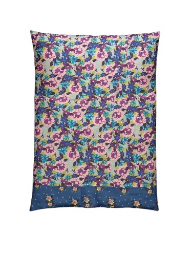 Set of 2 NWT Natural Life Standard Size Pillow Cases Purple Floral Cotton Boho - Picture 4 of 4