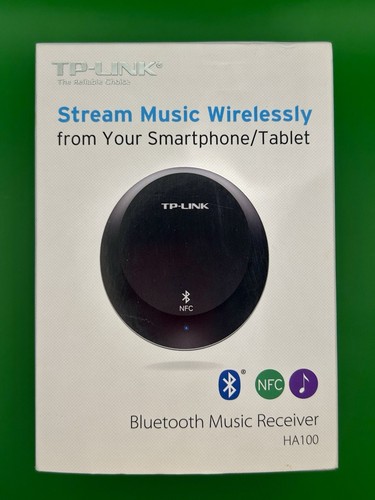 TP-Link HA100 Bluetooth Music Receiver – NFC – Tested – Box & Manual