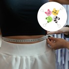 4pcs Automatic Retractable Clothing Gauge Plastic Cartoon Animal Shape Tapeline