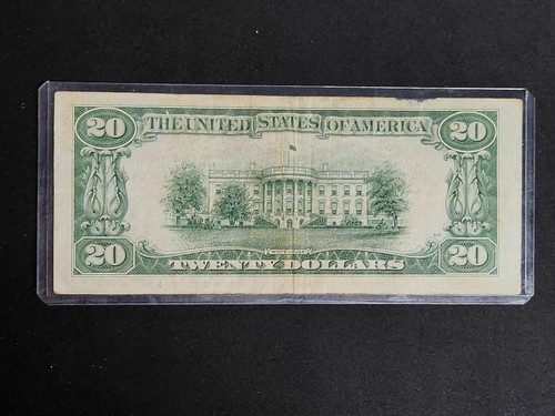 1934 B $20 Federal Reserve Note FRN - Philadelphia - Serial # C 48592692 A - Picture 3 of 8
