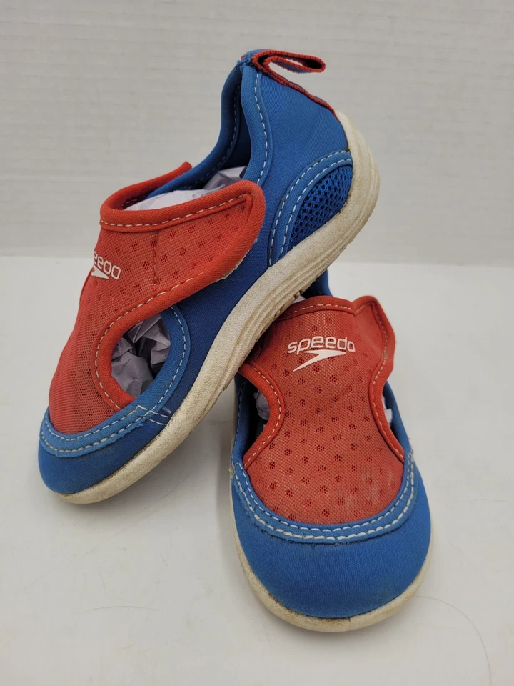 Zapatos de Agua Híbridos SPEEDO Original Surfwalker Talla M 7-8 Niño Rojo Blanco Azul Foto 2 de 4