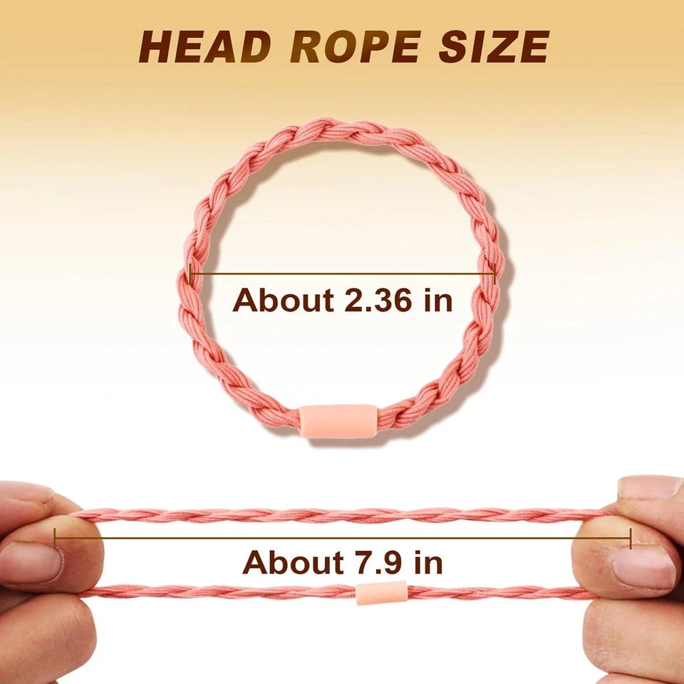 48 PCS Boho Hair Ties, Elastic Hair Tie Bracelets for Women, Cute Hair Ties No D - Image 2 of 4