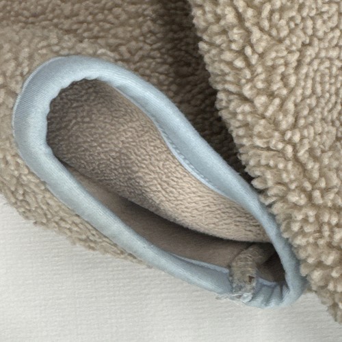 UNIQLO J.W ANDERSON Pile Fleece Adult Size Small Beige Full Zip Baby Blue Detail - Picture 5 of 12