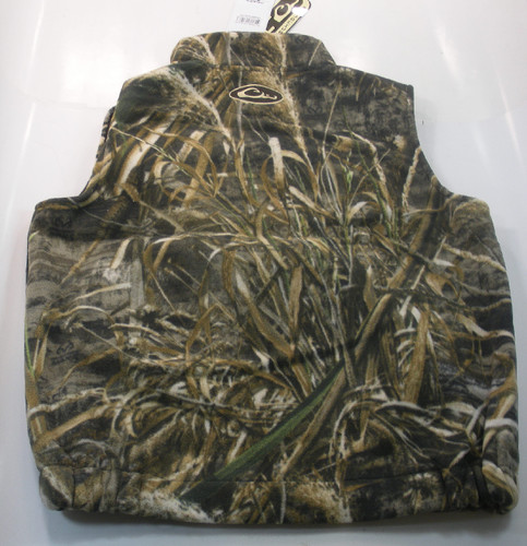 Drake Waterfowl DW1600-015-3 Max5 Camo Fleece Vest Large - Picture 2 of 5