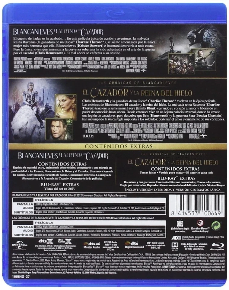 Pack: Las Crónicas De Blancanieves [Blu-ray] - Imagen 2 de 3