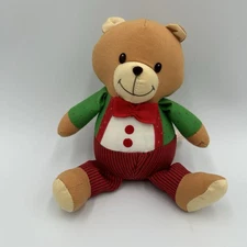VTG Russ Berrie & Co Inc. 6” Mini Plush Christmas Bear Collectible Item No. 359