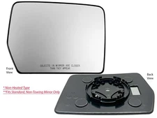 For 2004-2014 F150 Pickup Passenger Right Side Mirror Glass Non-Heated FO1325125