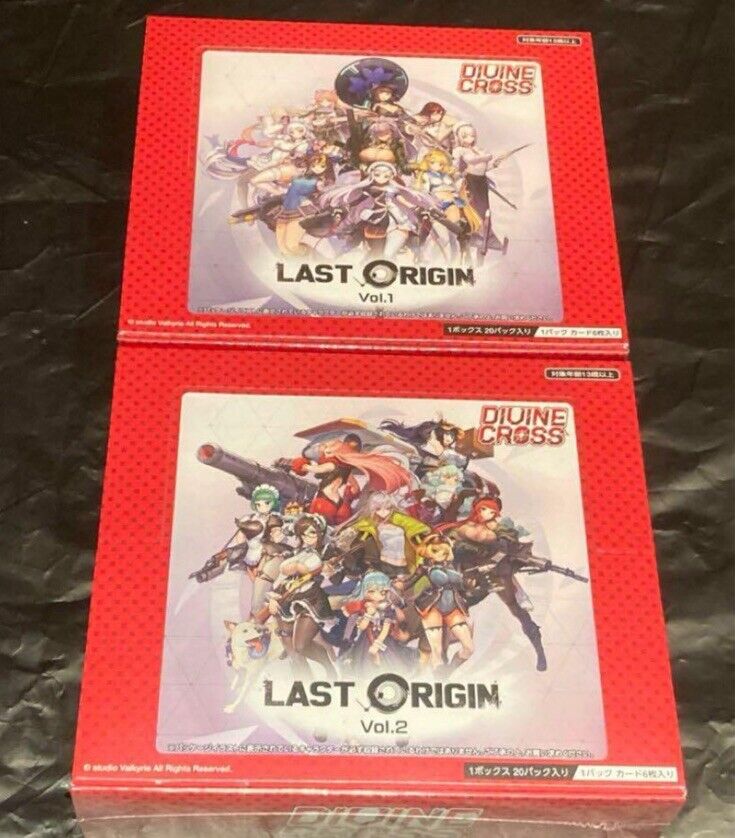 LAST ORIGIN Vol.1 & Vol.2 DIVINE CROSS Booster Card Pack BOX LAST ORIGIN Vol.1 & Vol.2 DIVINE CROSS Booster Card Pack BOX